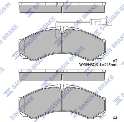 Hi-Q SP2638A - Set placute frana,frana disc aaoparts.ro