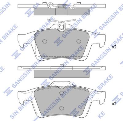 Hi-Q SP2091 - Set placute frana,frana disc aaoparts.ro