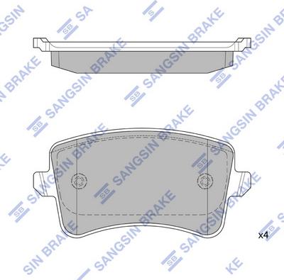 Hi-Q SP2146 - Set placute frana,frana disc aaoparts.ro
