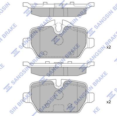 Hi-Q SP2161 - Set placute frana,frana disc aaoparts.ro
