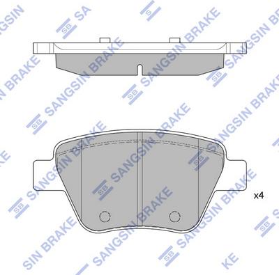 Hi-Q SP2314 - Set placute frana,frana disc aaoparts.ro