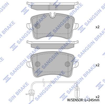 Hi-Q SP2317 - Set placute frana,frana disc aaoparts.ro