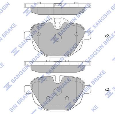 Hi-Q SP2275 - Set placute frana,frana disc aaoparts.ro