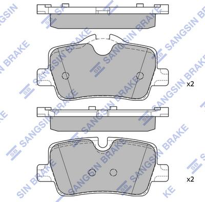 Hi-Q SP2774 - Set placute frana,frana disc aaoparts.ro