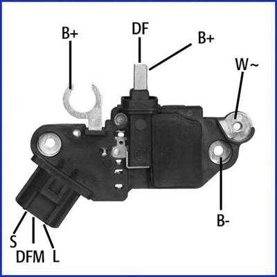 HITACHI 130593 - Regulator, alternator aaoparts.ro