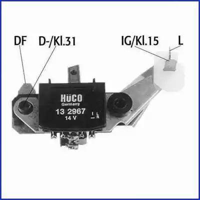 HITACHI 132967 - Regulator, alternator aaoparts.ro