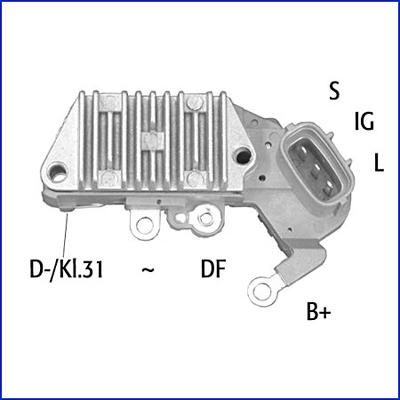 HITACHI 132890 - Regulator, alternator aaoparts.ro