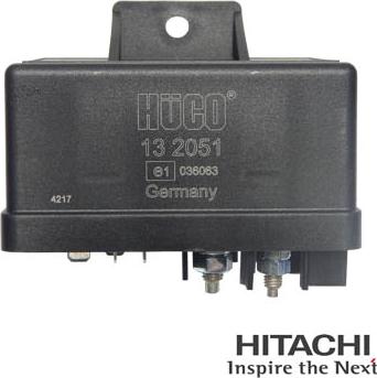 HITACHI 2502051 - Releu,instalatia de comanda bujii incandescente aaoparts.ro