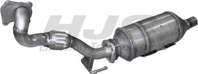 HJS 93 11 2156 - Set adaptare, catalizator / Filtru particule (Sistem combinat) aaoparts.ro