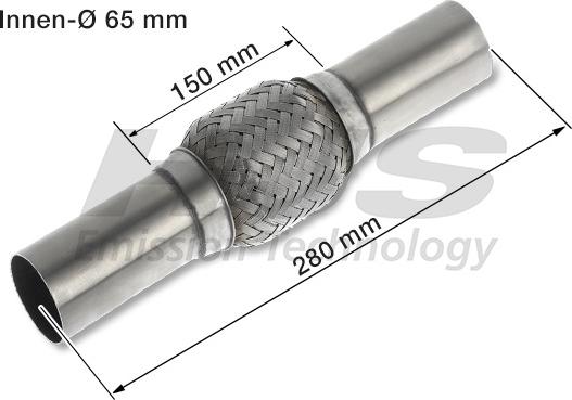 HJS 83 00 8441 - Teava flexibila, esapament aaoparts.ro