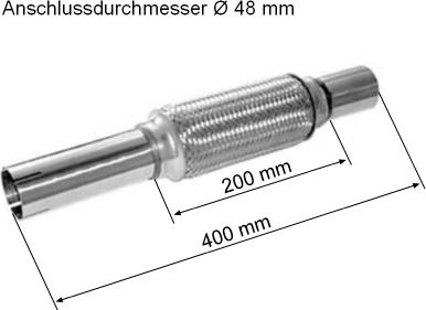 HJS 83 00 8541 - Teava flexibila, esapament aaoparts.ro