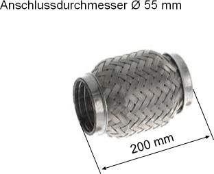 HJS 83 00 8519 - Teava flexibila, esapament aaoparts.ro