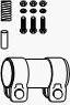 HJS 82 11 3275 - Set montare, catalizator aaoparts.ro