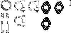 HJS 82 21 6769 - Set montare, sistem de esapament aaoparts.ro