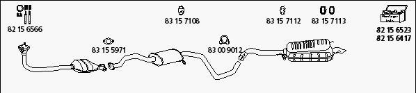 HJS Fo_289 - Sistem de esapament aaoparts.ro