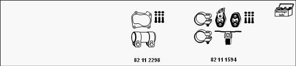HJS MT-VAG095 - Sistem de esapament aaoparts.ro