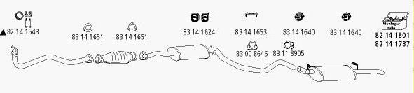 HJS Op_582 - Sistem de esapament aaoparts.ro