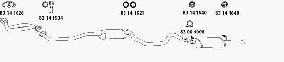 HJS Op_576 - Sistem de esapament aaoparts.ro