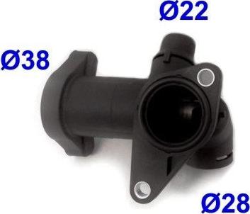 Hoffer 8193166 - Flansa lichid racire aaoparts.ro