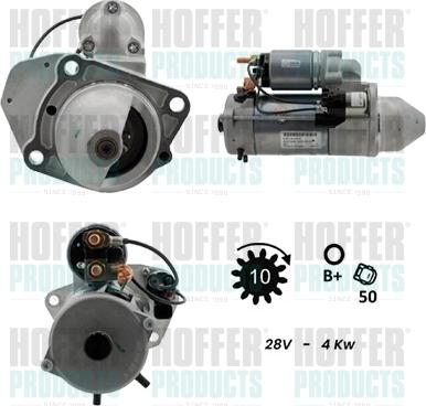 Hoffer H5110058G - Starter aaoparts.ro