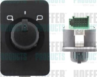 Hoffer H206057 - Comutator, reglaj oglinda aaoparts.ro