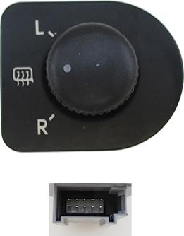 Hoffer H206027 - Comutator, reglaj oglinda aaoparts.ro
