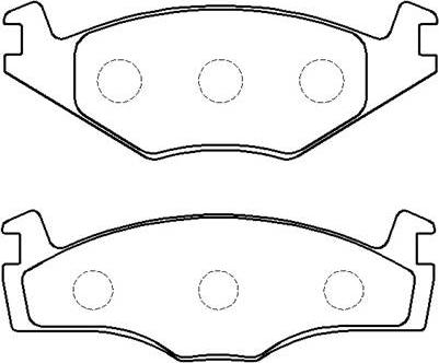 HSB Gold HP9009 - Set placute frana,frana disc aaoparts.ro