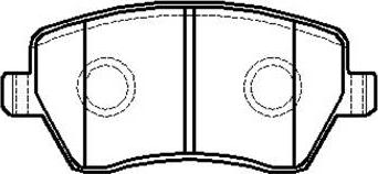HSB Gold HP9080 - Set placute frana,frana disc aaoparts.ro