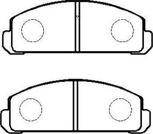 Blue Print ADM54218 - Set placute frana,frana disc aaoparts.ro