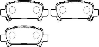 AISIN SN866 - Set placute frana,frana disc aaoparts.ro