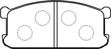 HSB Gold HP9252 - Set placute frana,frana disc aaoparts.ro