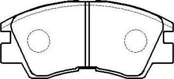 HSB Gold HP9275 - Set placute frana,frana disc aaoparts.ro