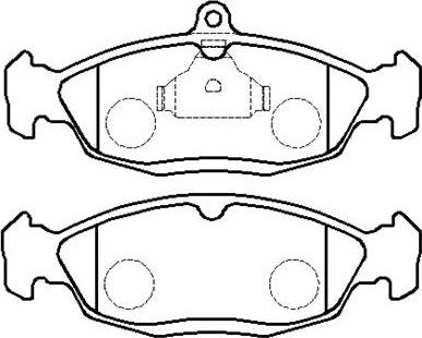 HSB Gold HP5046 - Set placute frana,frana disc aaoparts.ro