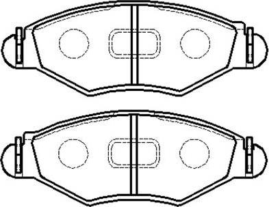 J&S Automotive VBP2428 - Set placute frana,frana disc aaoparts.ro