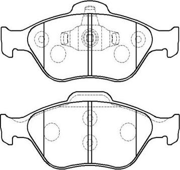 TRUPART DP11394RS - Set placute frana,frana disc aaoparts.ro