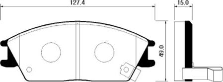 SAFETY TDB1167 - Set placute frana,frana disc aaoparts.ro