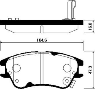 SAFETY THY03 - Set placute frana,frana disc aaoparts.ro