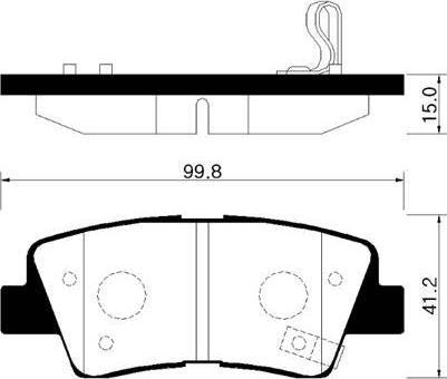 AISIN BPHY-2008 - Set placute frana,frana disc aaoparts.ro