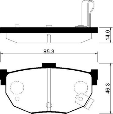 SAFETY TA287WK - Set placute frana,frana disc aaoparts.ro