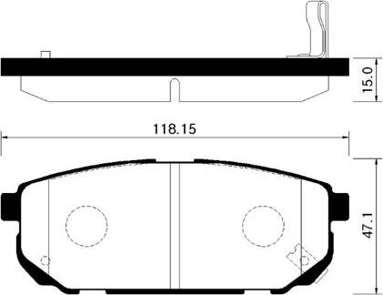 GMC 2405801 - Set placute frana,frana disc aaoparts.ro