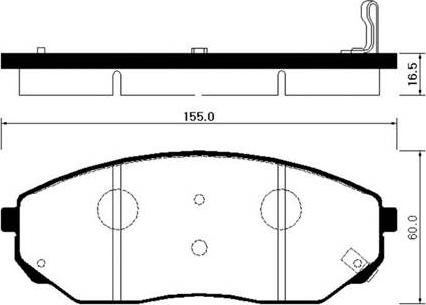 ADVICS-SEA R1N017T - Set placute frana,frana disc aaoparts.ro