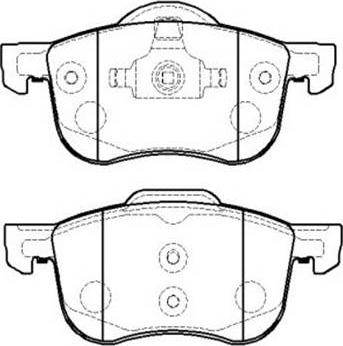 GMC 2307401 - Set placute frana,frana disc aaoparts.ro