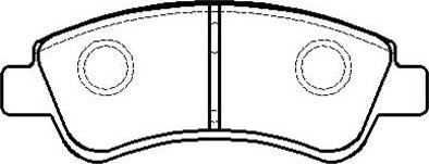 HSB Gold HP8089 - Set placute frana,frana disc aaoparts.ro