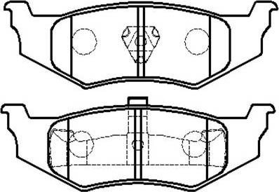 HSB Gold HP8077 - Set placute frana,frana disc aaoparts.ro