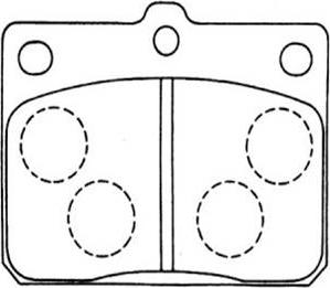 HSB Gold HP8148 - Set placute frana,frana disc aaoparts.ro