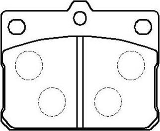 HSB Gold HP8294 - Set placute frana,frana disc aaoparts.ro