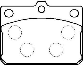 HSB Gold HP8242 - Set placute frana,frana disc aaoparts.ro