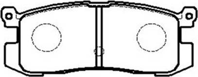 HSB Gold HP8239 - Set placute frana,frana disc aaoparts.ro