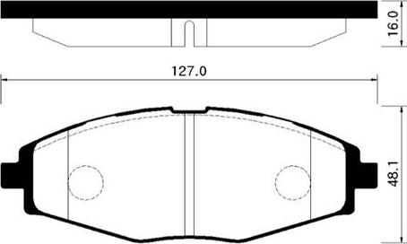 NETA (HOZON) S003001060 - Set placute frana,frana disc aaoparts.ro