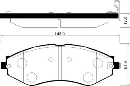 SAFETY TDB1370 - Set placute frana,frana disc aaoparts.ro